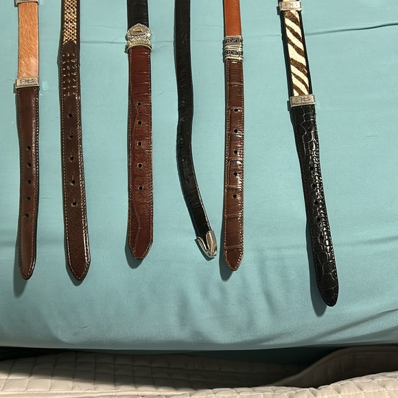 SIX vintage BRIGHTON belts. Two are reversible - Picture 3 of 3